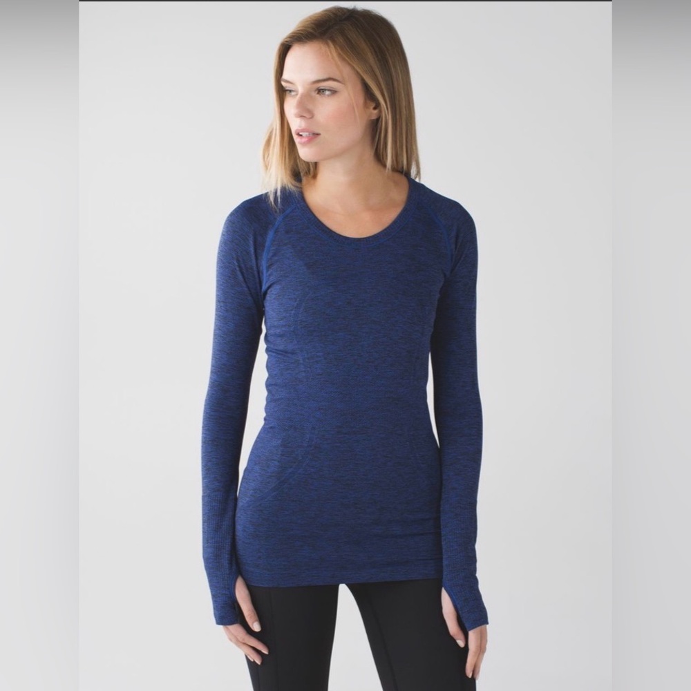 Lululemon Swiftly Tech Long Sleeve Crew
Heathered Sapphire Blue